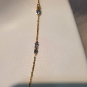91.6 rhodium fancy design necklace