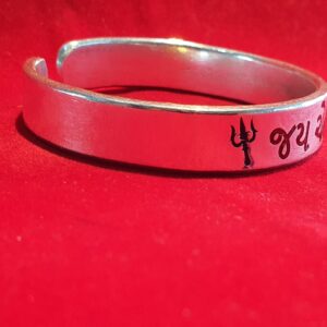 999.silver Gents Name kada