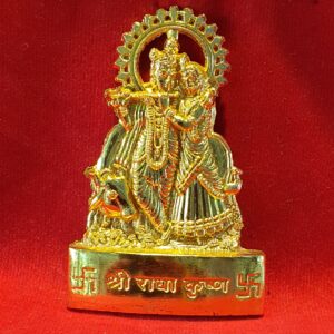 24 carat goldan Polish radha krishna murti