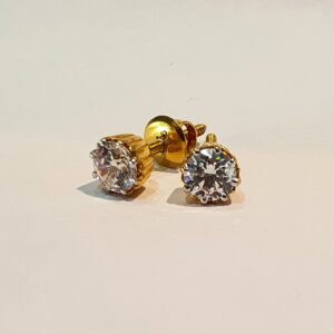 Cz White Diamond Stone buti