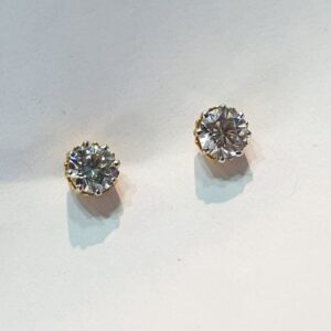 Cz White Diamond Stone buti