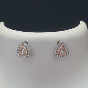 925 sterling silver victorian stud earring snack fancy chain