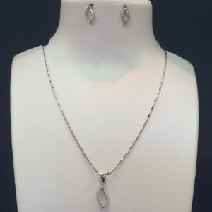 925 sterling silver eduardo accostupa chain cary design pendant set