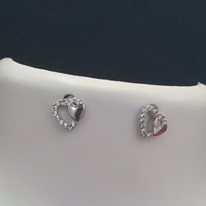 925 sterling silver box chain pendant heart safe design