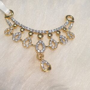 Cz diamond mangalsutra pendant