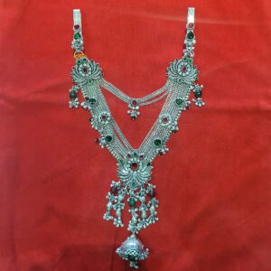 Silver antique cut stone marriage juda