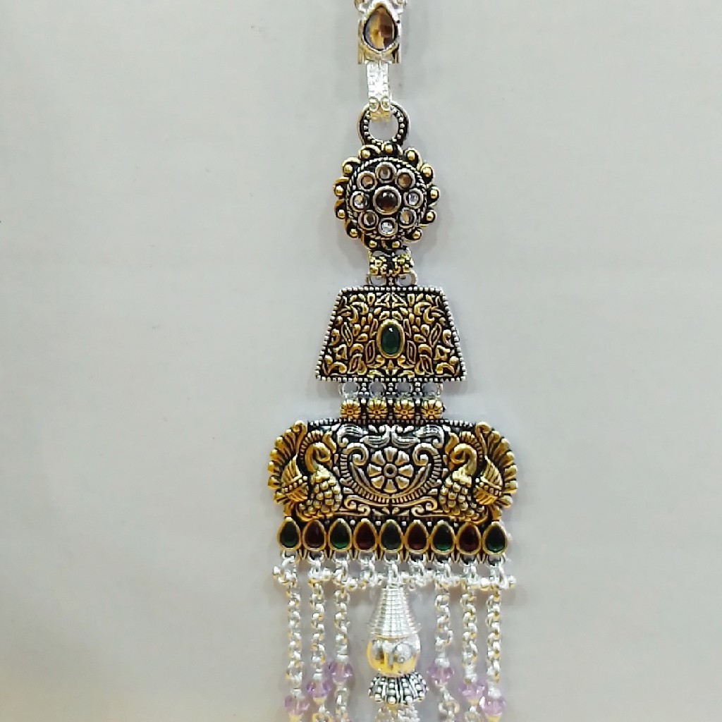 silver fancy Peacock design juda