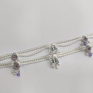 Silver delicate payal