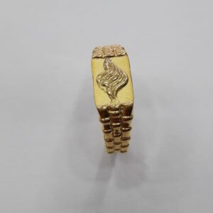 22k gold gents fancy rings
