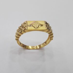 22k gold gents fancy rings