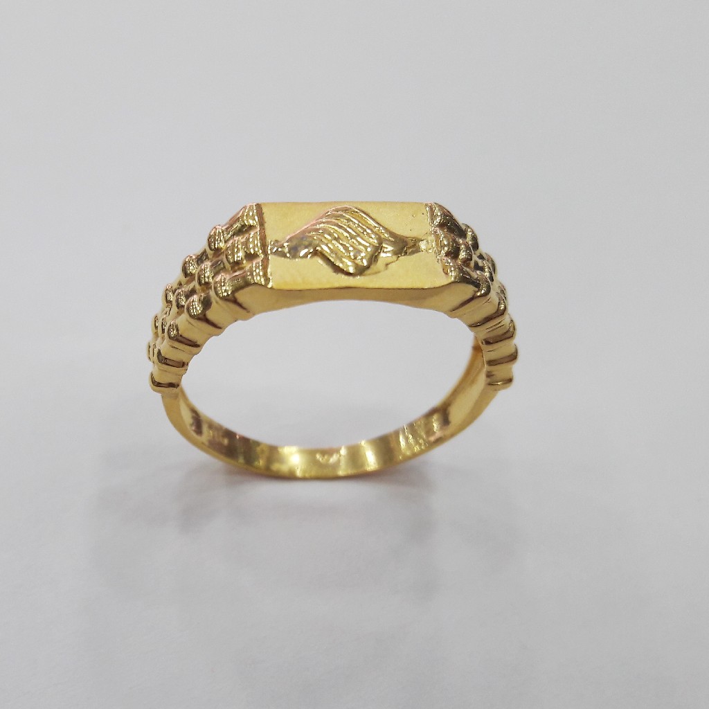 22k gold gents fancy rings