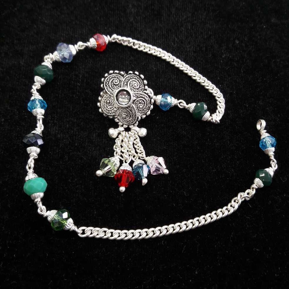Silver Designer Anklets