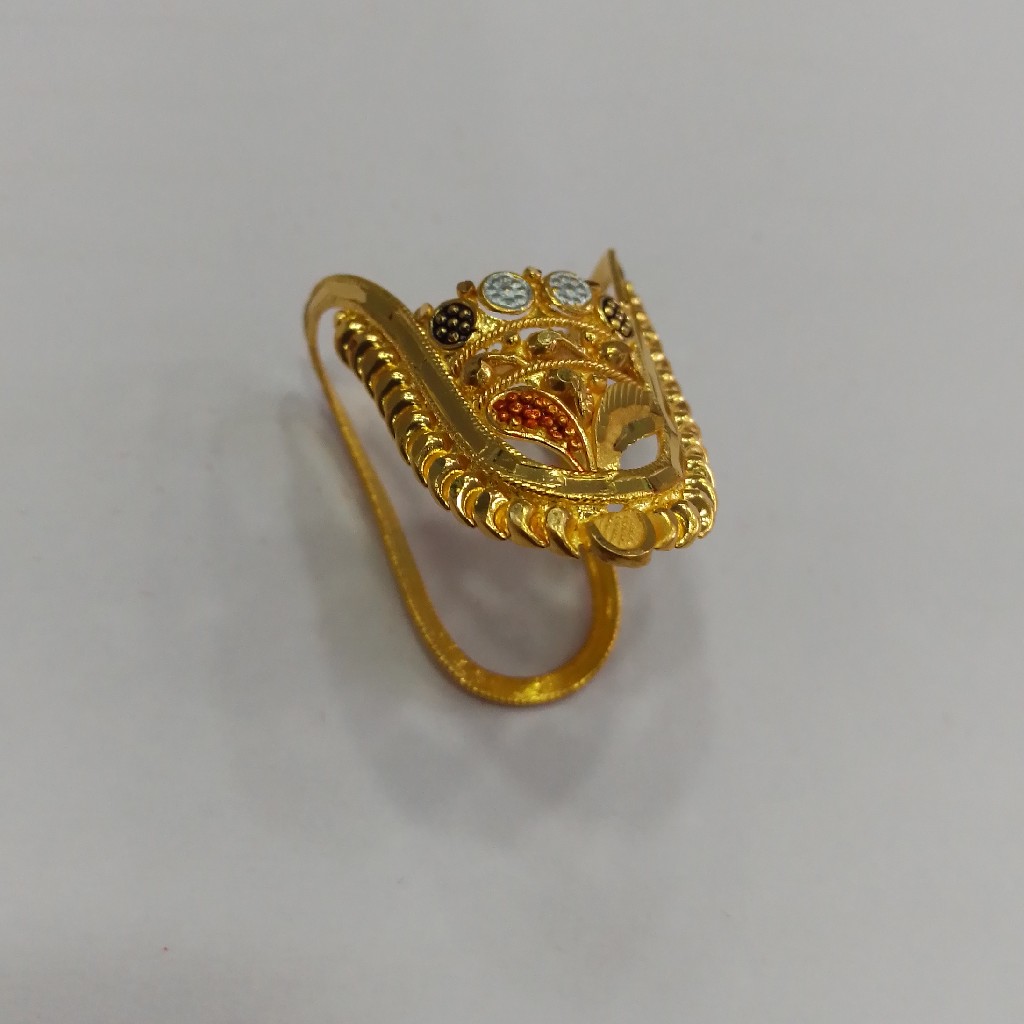 22k horse gold ring - Image 3