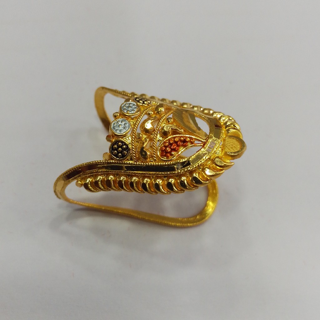 22k horse gold ring - Image 2