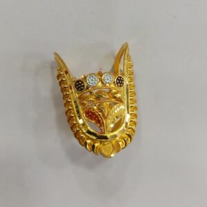 22k horse gold ring