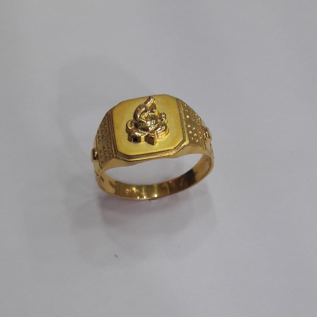 22k gold gents ring - Image 2