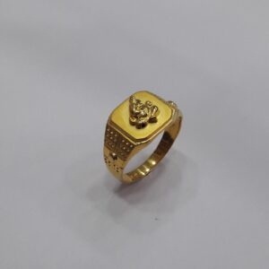 22k gold gents ring