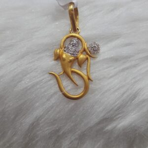 Ganpati god antique pendle 22 carat gold