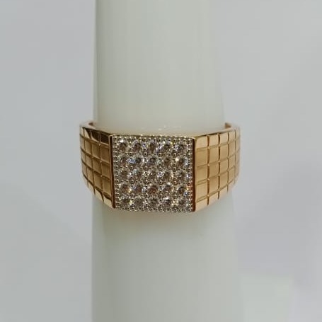 916 Gold Wedding Design Hallmark Ring