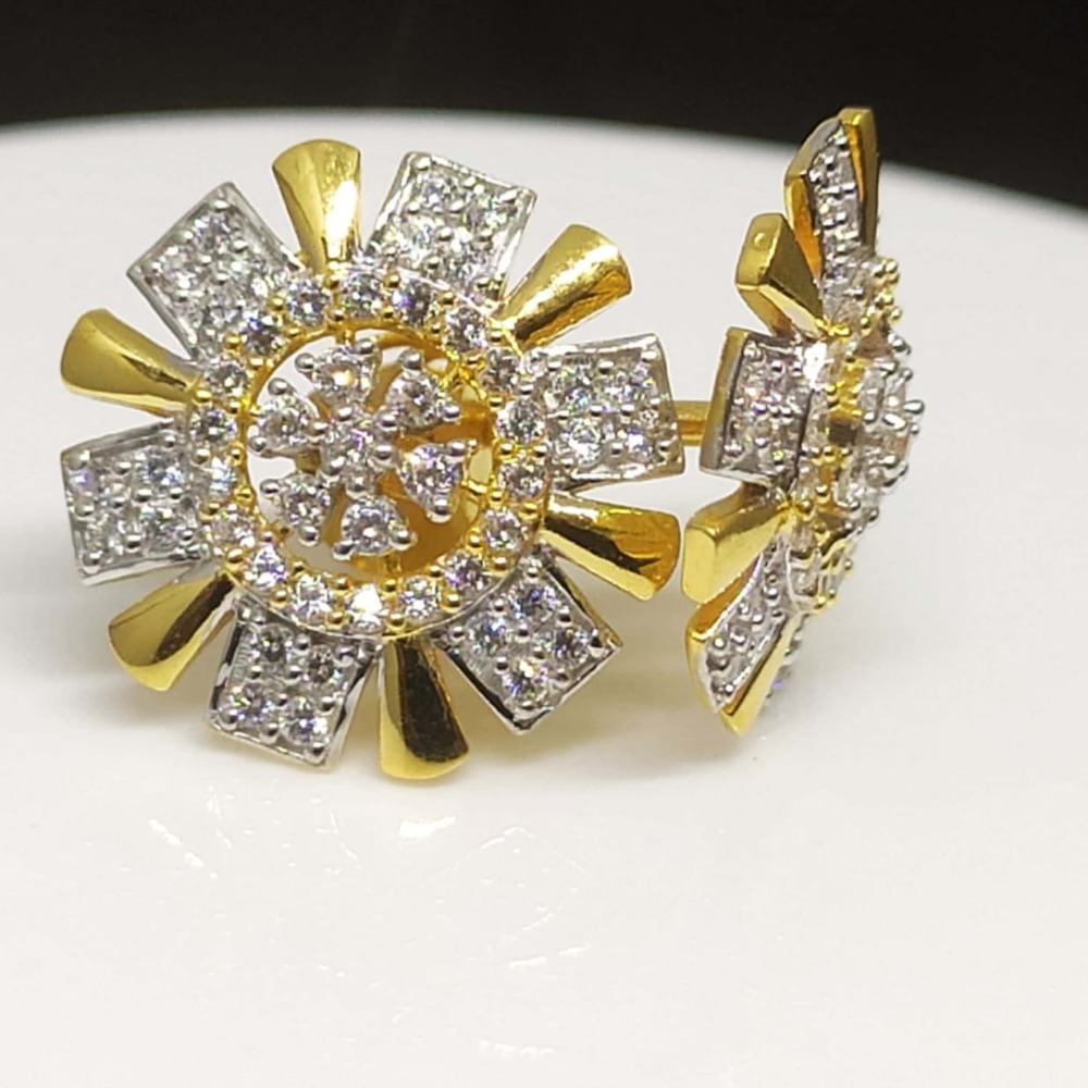 916 gold elegant design earring - Image 2