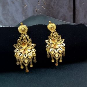 916 Gold Designer Necklace Set For Wedding