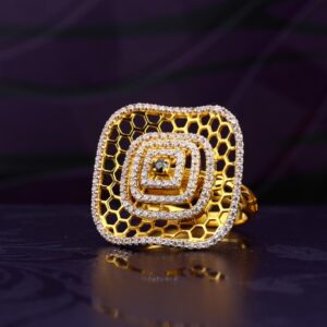 916 Gold Diamond Elegant Ring