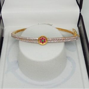 22KT Gold CZ Fancy Bracelet For Women