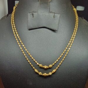 916 Gold Designer Double Line Dokiya ML-N001