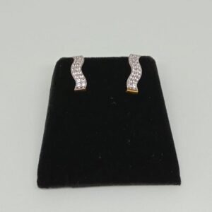 22KT Gold CZ Casual Earring MJ-E018