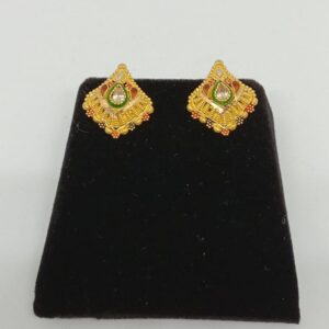 916 Hallmark Plain Gold Rawa Buti MJ-E011