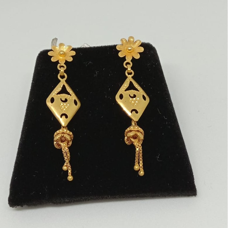 22KT Gold Designer Latkan Earring MJ-E002