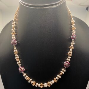 Rose gold necklace