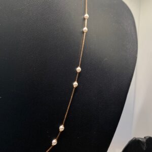Rose gold necklace