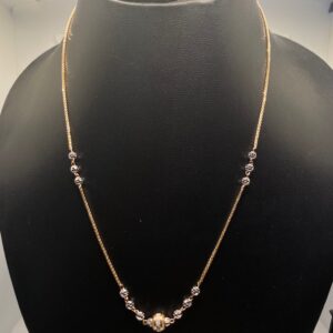 Rose gold necklace