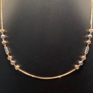 Rose 18k gold necklace