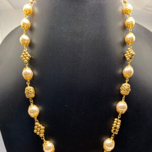 22k Gold Antique pearls necklace