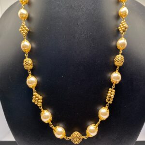 22k Gold Antique pearls necklace