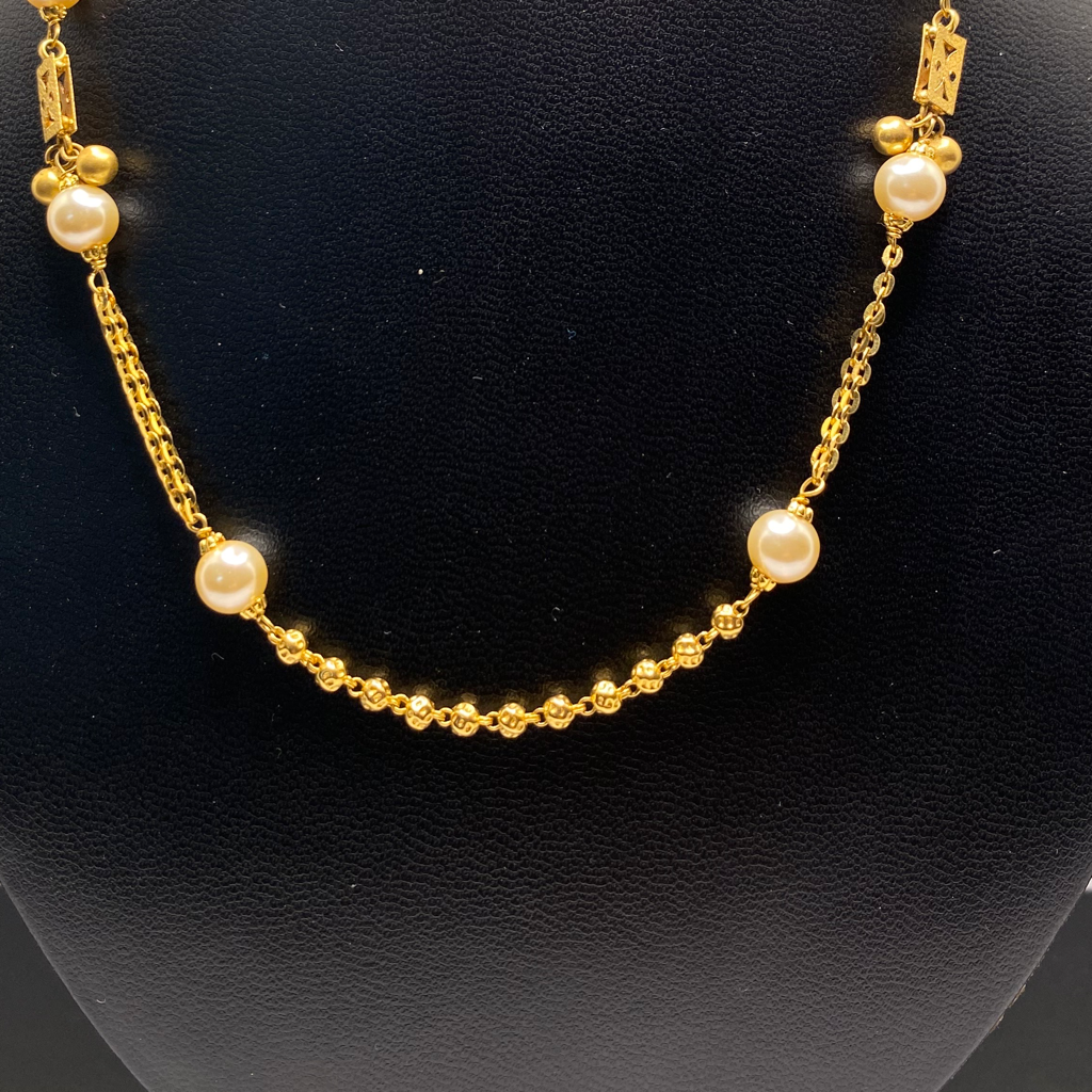 Gold Antique necklace - Image 3