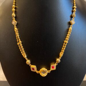 Antique Mala with tops