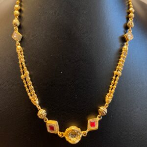 Antique Mala with tops