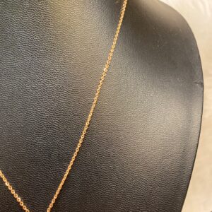 rose gold Lotus necklace