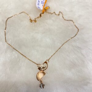 Italian rose gold chain