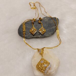 Double Chain Necklace Set