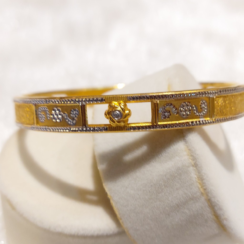 22K Gold Designer Copper Kadli - Image 3