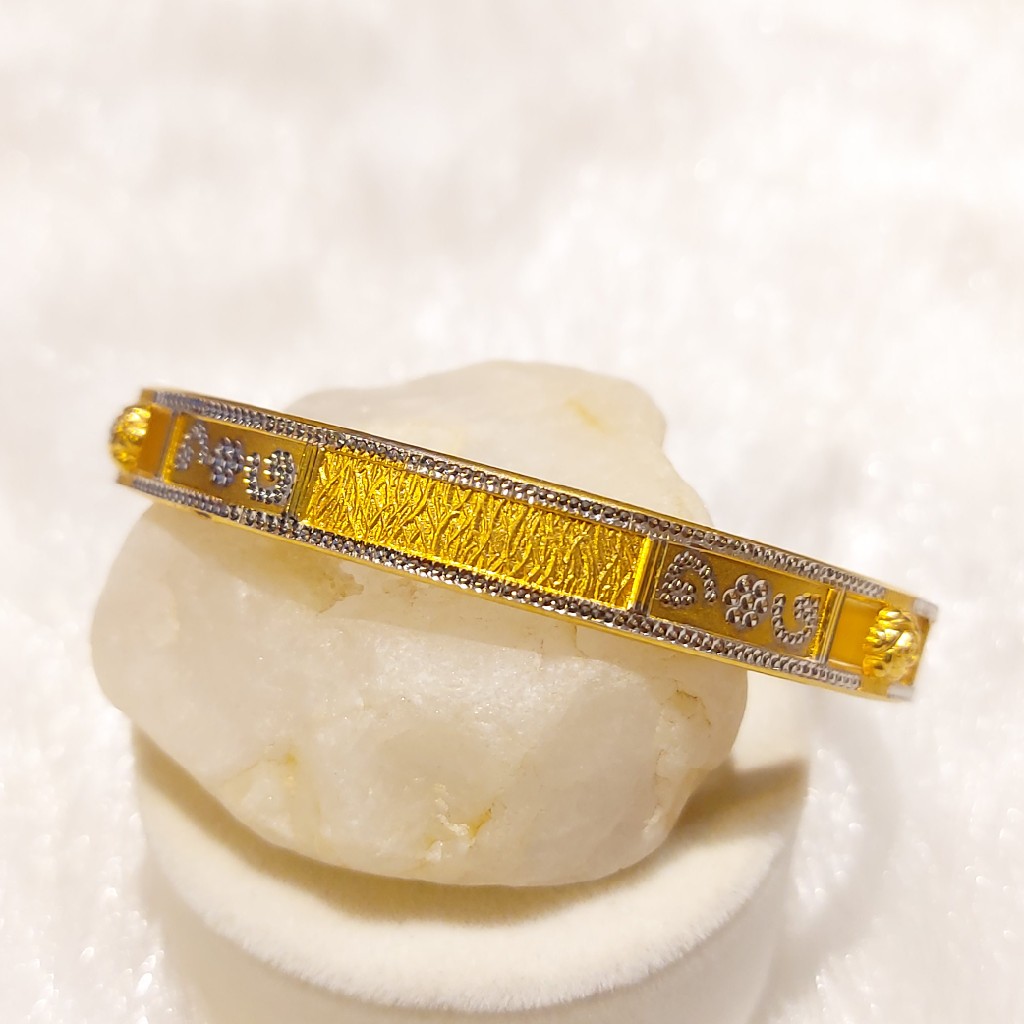 22K Gold Designer Copper Kadli - Image 2