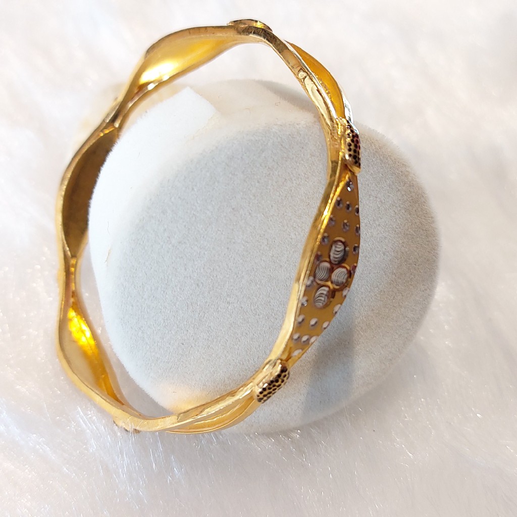 22k Gold Modern Copper Kadli - Image 4