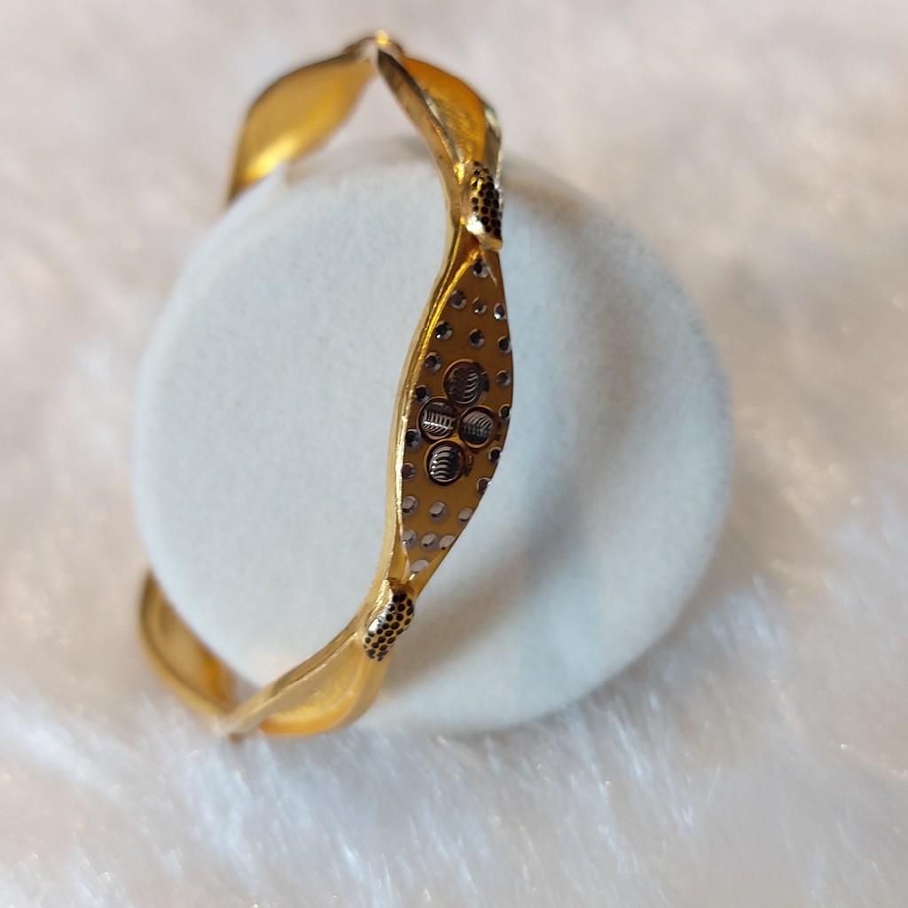 22k Gold Modern Copper Kadli - Image 2