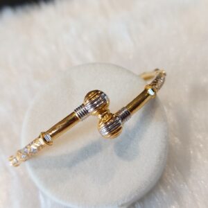 916 Gold Ball Pipe Kadli Bangle