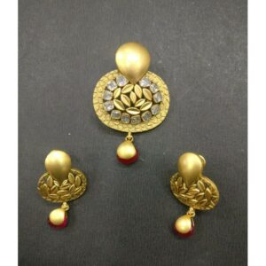916 gold pendant set