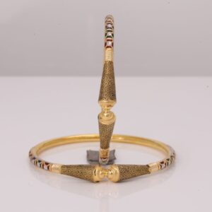 22KT Gold Copper Kadli Bangle BJ-B002